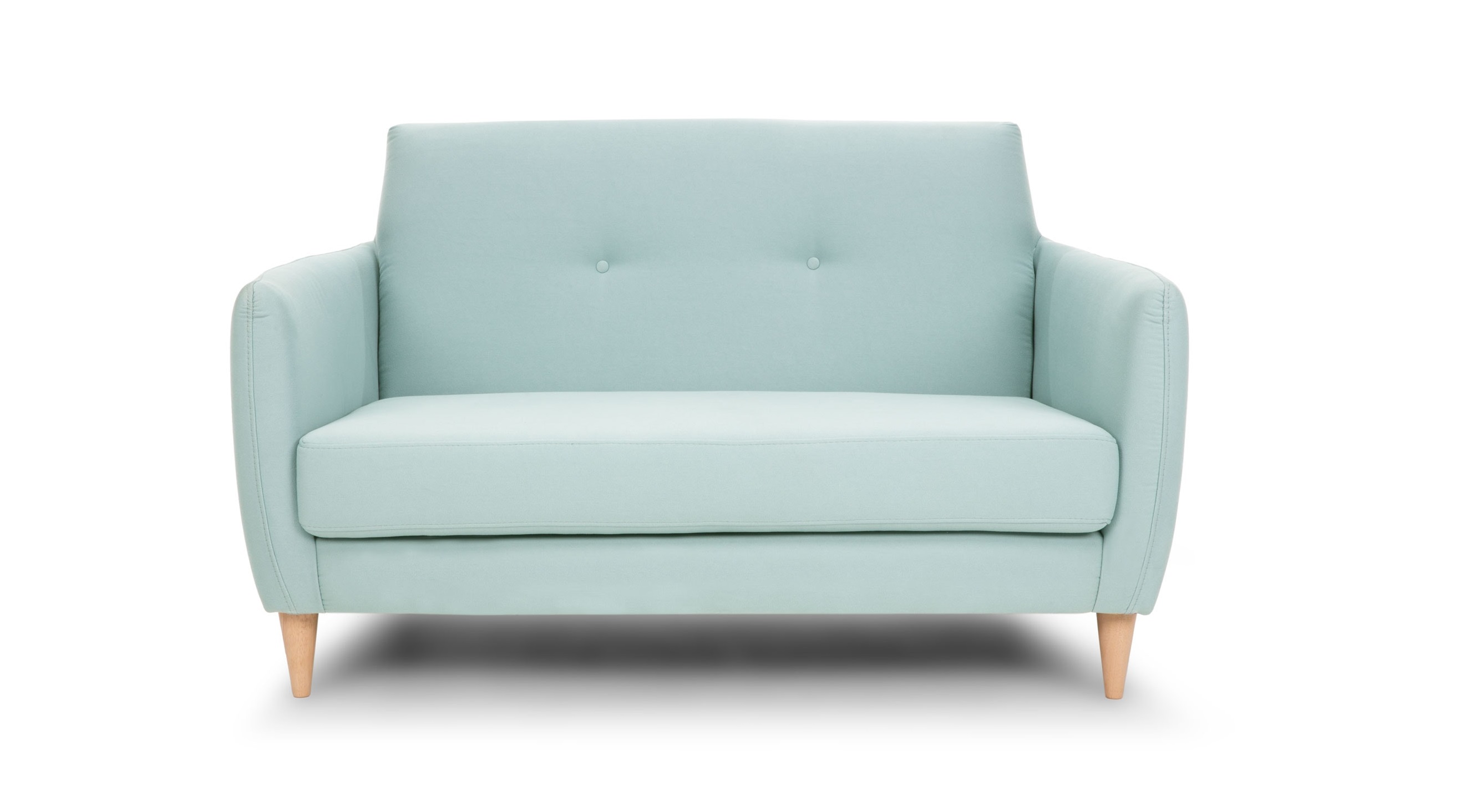 gray love seat